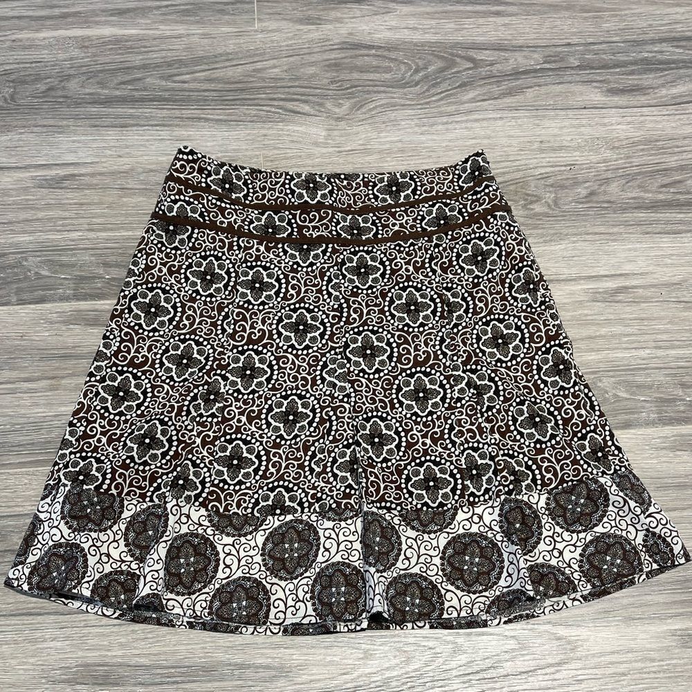 Ann Taylor cotton pleaded skirt